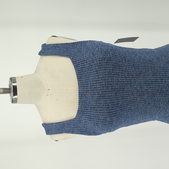 Gap Knit Wide Leg Jumpsuit Blue XS preppy casual comfort travel retro square nec - Picture 4 of 7